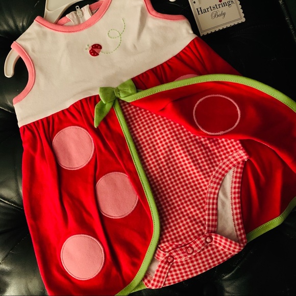 🌸✨HARTSTRINGS Lady Bug Dress ✨🌸 - Picture 2 of 6